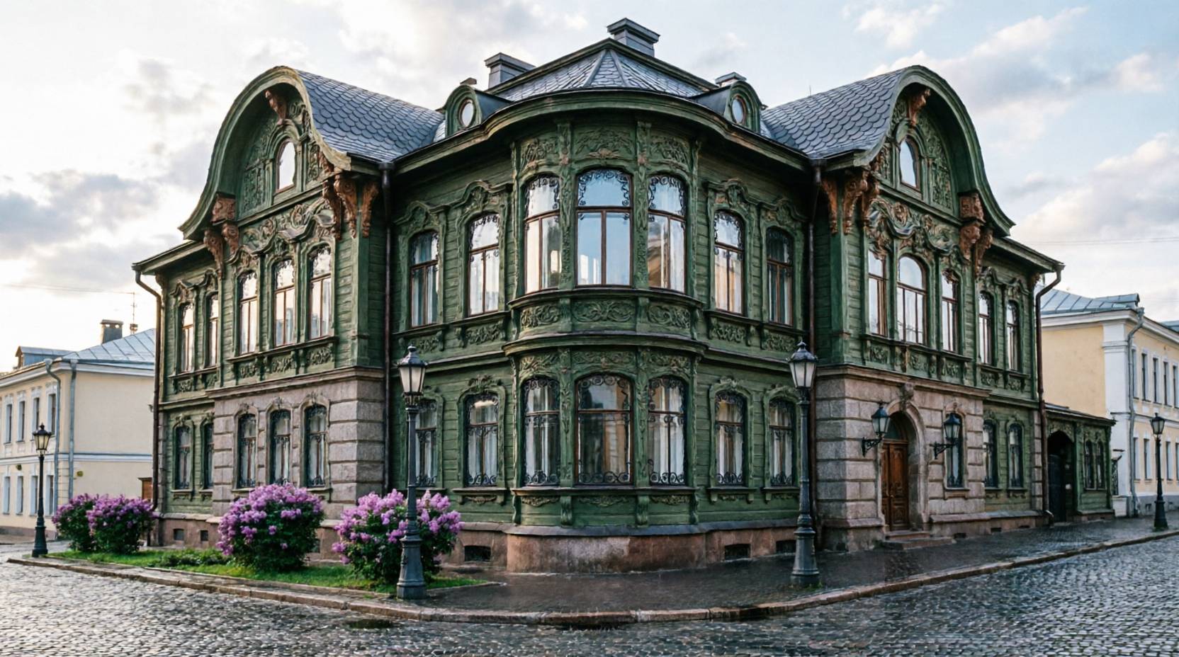 Особняк Троицкого — деревянный модерн, улица Пискунова 35